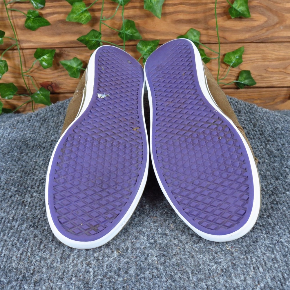 Vans Camryn Women Mid Top Sneaker Size 6 Casual Skate Brown Suede Paisley Purple - Picture 6 of 6